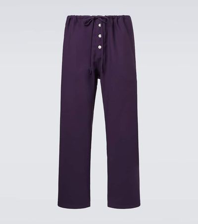 Bode Bode Astor wool wide-leg pants
