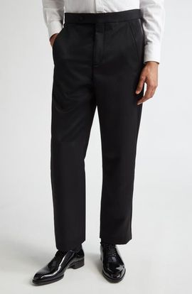 Bode Bode Barathea Wool Tuxedo Trousers