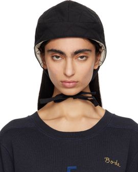 Bode Bode Black Bloomstein Quilted Cap