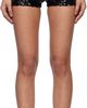Bode Bode Black Sequin Club Shorts - 1
