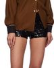 Bode Bode Black Sequin Club Shorts - 4