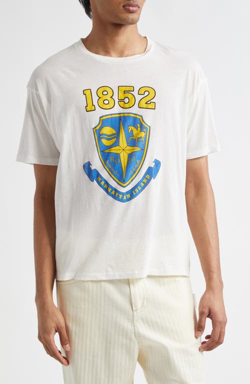 Bode Bode Crest Boxy Graphic T-Shirt