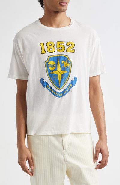 Bode Bode Crest Boxy Graphic T-Shirt