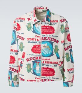 Bode Bode Enrichment printed cotton jacket