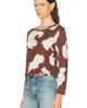 BODE BODE Featherweight Cow Print Long Sleeve Tee - 2
