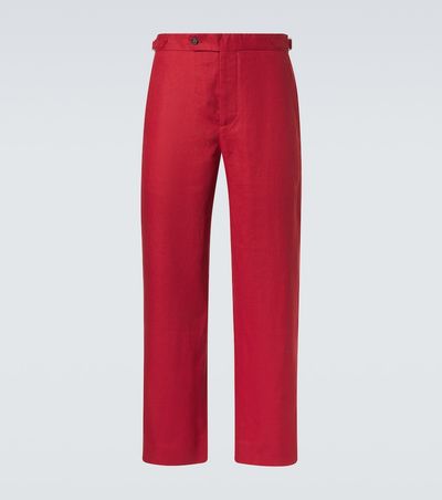 Bode Bode Linen straight pants