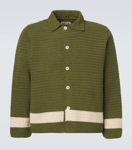 Bode Bode Marsh crochet cotton shirt