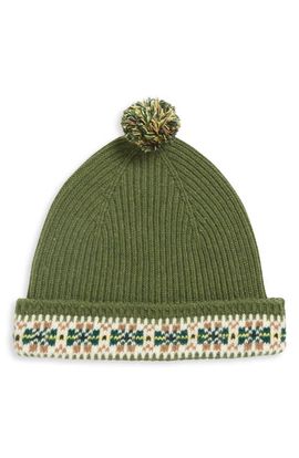 Bode Bode Moritz Virgin Wool Pompom Beanie
