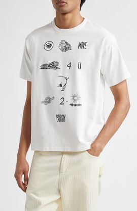 Bode Bode Rebus Embroidered T-Shirt