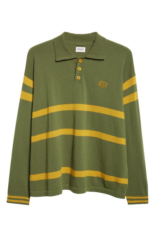Bode - Regis Virgin Wool Polo Sweater