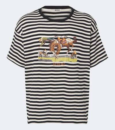 Bode Bode Rodeo striped cotton jersey T-shirt