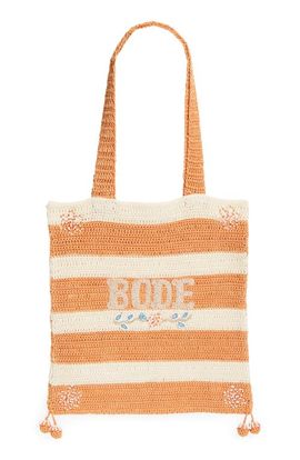 Bode Bode Sherbet Beaded Crochet Tote