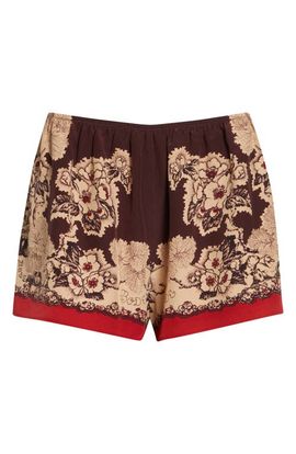 Bode Bode Storybook Silk Tap Shorts