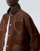 Bode Bode Studded suede jacket - 5
