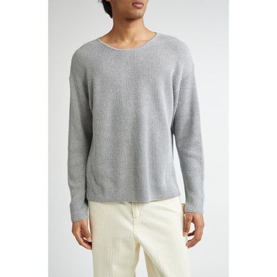 Bode Bode Weymouth Cotton & Linen Rib Sweater