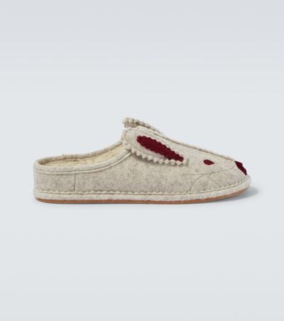 Bode Bode Wool-blend slippers