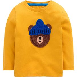 Boden Boden Appliqué Long Sleeve Cotton T-Shirt