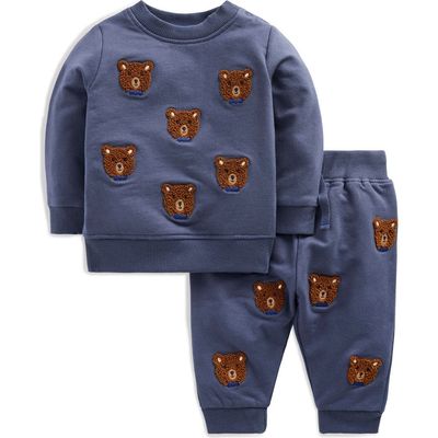 Boden Boden Appliqué Sweatshirt Set