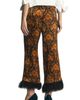 Boden Boden Faux Feather Trim Floral Jacquard Trousers - 2