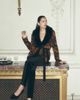 Boden Boden Faux Fur Collar Belted Cardigan - 5
