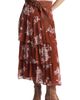 Boden Boden Floral Tiered Ruffle Midi Skirt - 1