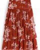 Boden Boden Floral Tiered Ruffle Midi Skirt - 3