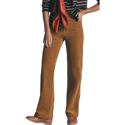 Boden Boden High Waist Corduroy Straight Leg Jeans