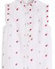 Boden Boden Isabel Embroidered Linen Sleeveless Button-Up Shirt - 3