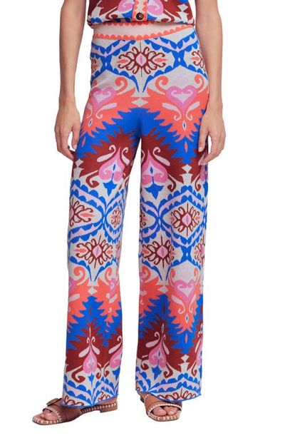 Boden Boden Jacquard Knit Cotton Trousers
