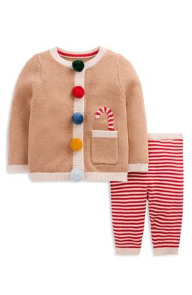 Boden Boden Kids' Novelty Knitted Cardigan and Pants Set