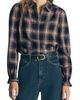 Boden Boden Violet Cotton Check Shirt - 1