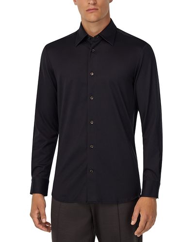 Boggi Milano Boggi Milano Cotton & Silk Regular Fit Shirt
