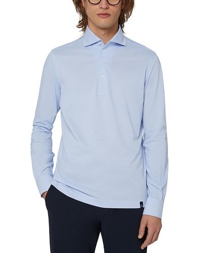 Boggi Milano Boggi Milano Japanese Jersey Long Sleeve Polo Shirt