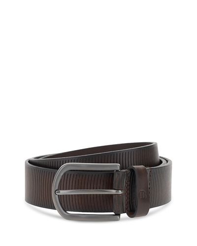 Boggi Milano Boggi Milano Men's Carved Leather Belt