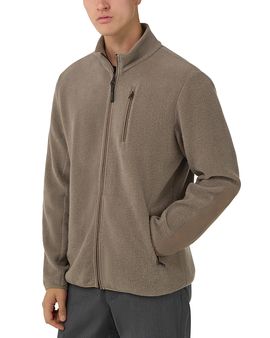 Boggi Milano Boggi Milano Men's Full Zip Wool Teddy Sweatshirt
