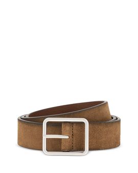 Boggi Milano Boggi Milano Men's Washed Suede Leather Belt