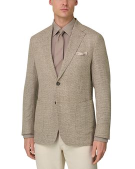 Boggi Milano Boggi Milano Micro Textured Wool Suit Jacket