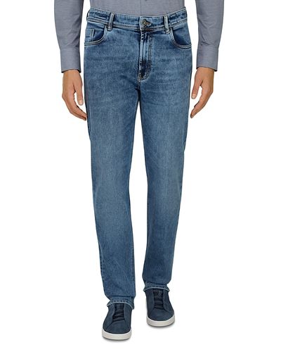 Boggi Milano Boggi Milano Regular Fit Medium Blue Jeans