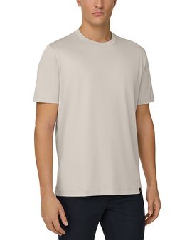Boggi Milano Boggi Milano Regular Fit Silk Blend Crewneck T-Shirt