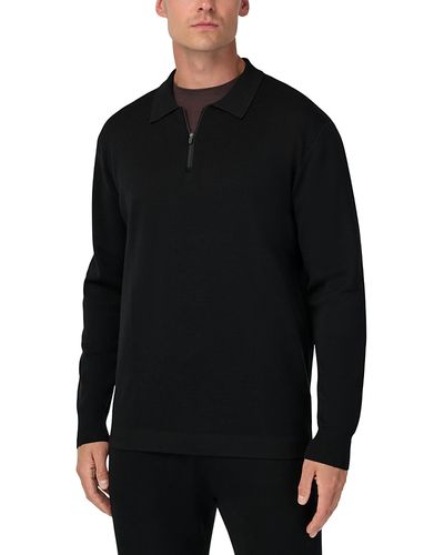 Boggi Milano Boggi Milano Superfine Merino Wool Knitted Polo Shirt
