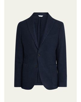 Boglioli Men's Wool and Cashmere Plaid Sport Coat