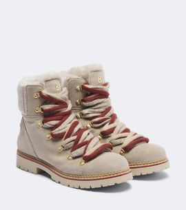 Bogner Bogner Andermatt shearling-lined suede ankle boots