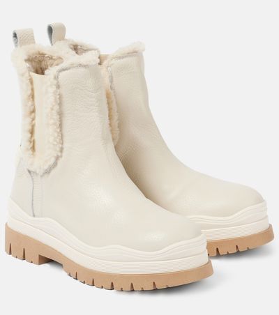 Bogner Bogner Arosa 8 shearling-lined leather Chelsea boots