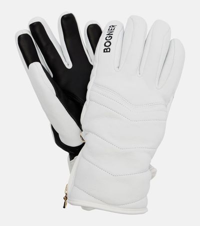 Bogner Bogner Dana quilted leather ski gloves