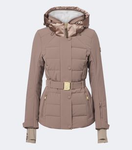 Bogner Bogner Elva belted hooded ski jacket