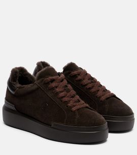 Bogner Bogner Hollywood 32 shearling-lined suede sneakers