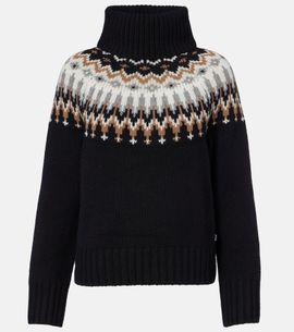 Bogner Bogner Ingrid jacquard cashmere turtleneck sweater