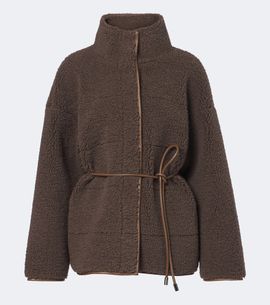 Bogner Bogner Kimberly belted teddy jacket