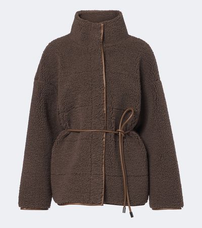 Bogner Bogner Kimberly belted teddy jacket