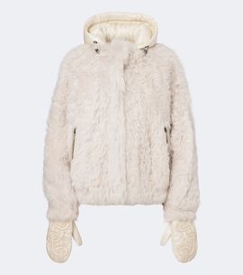 Bogner Bogner Liz hooded shearling ski jacket